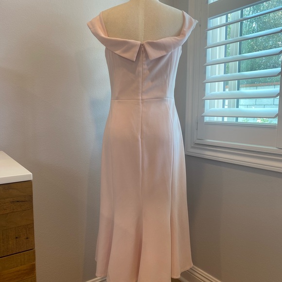 NWT Gal Meets Glam Off Shoulder Pink MIDI Dress 12 - Picture 5 of 6